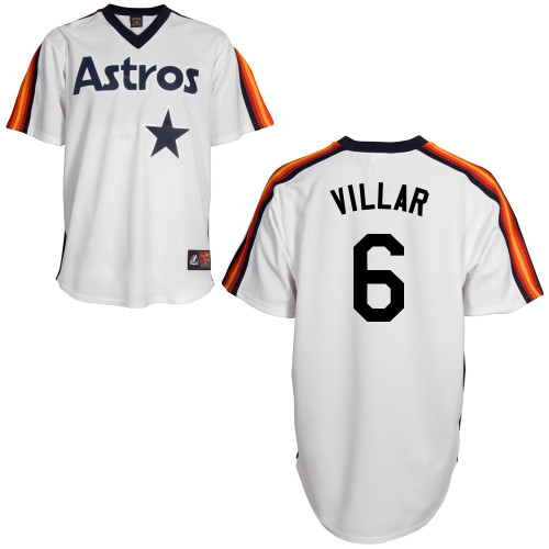 Jonathan Villar #6 mlb Jersey-Houston Astros Women's Authentic Home Alumni Association Baseball Jersey